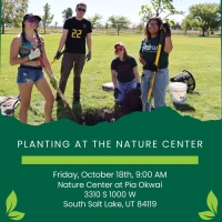 Planting at the Nature Center at Pia Okwai